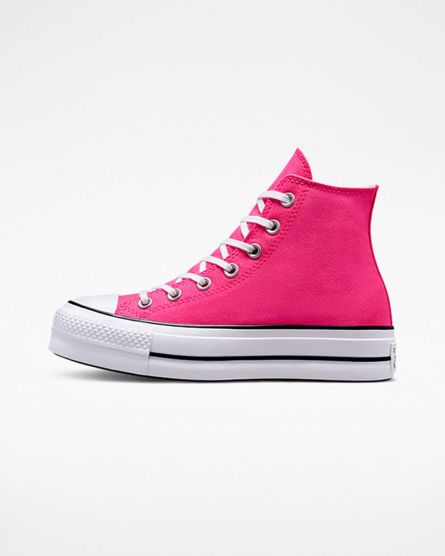 Women's Converse Chuck Taylor All Star Lift Canvas High Top Platform Shoes Pink / Black / White | AU 5C9E0C